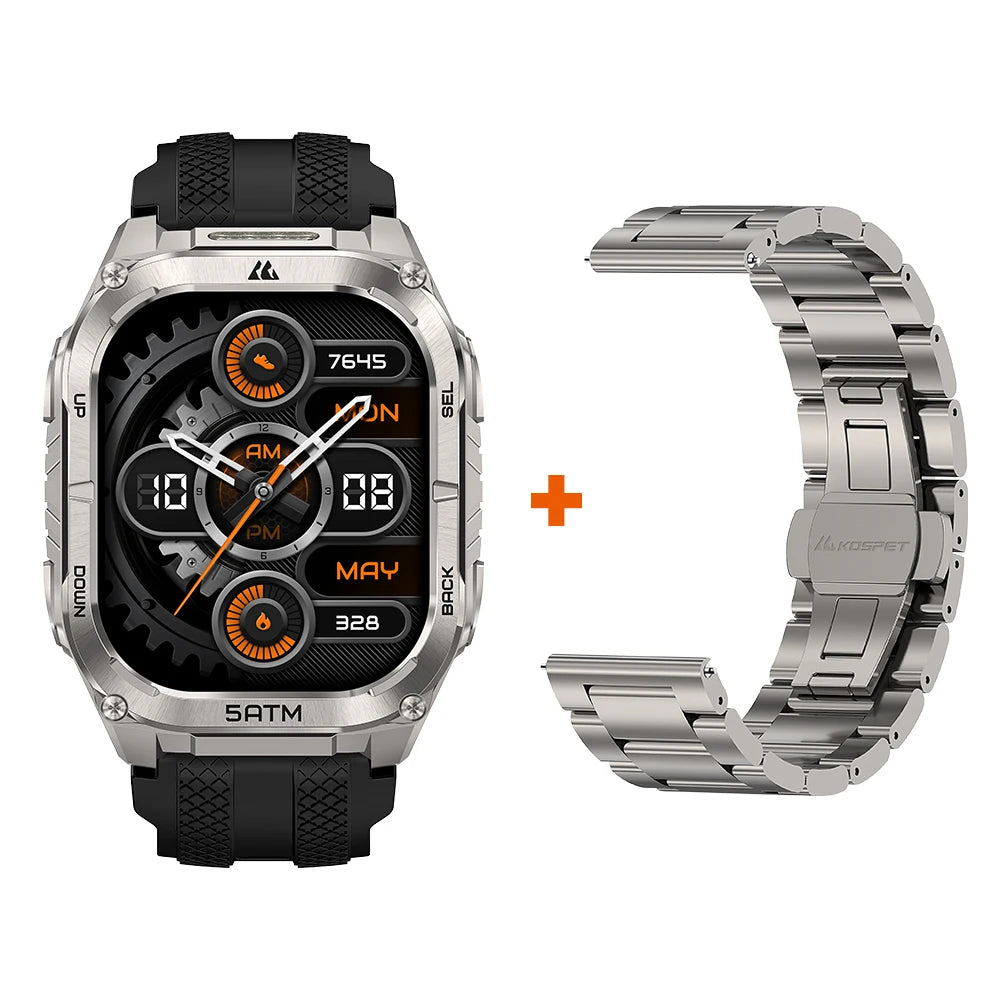 Kospet Tank M4C Rugged Smartwatch for Men With GPS