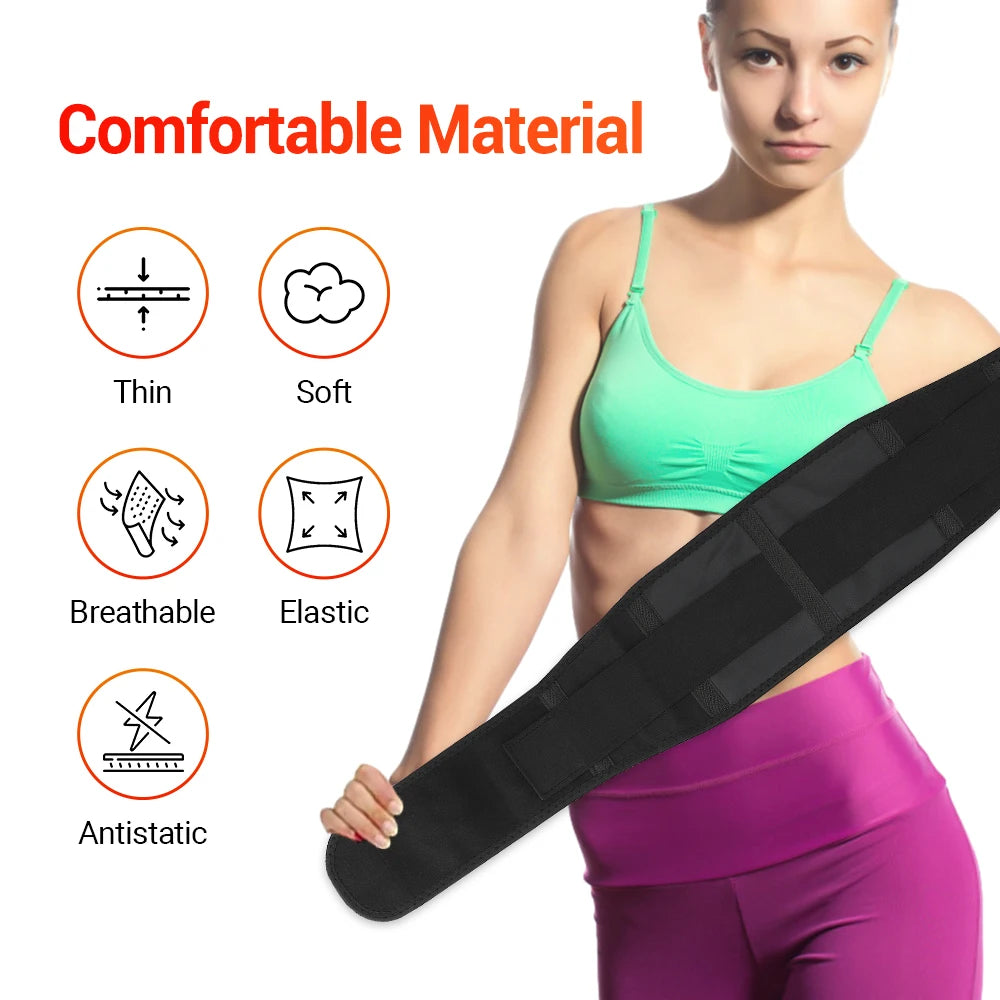 Adjustable Tourmaline Self-Heating Magnetic Back Support Belt Lumbar