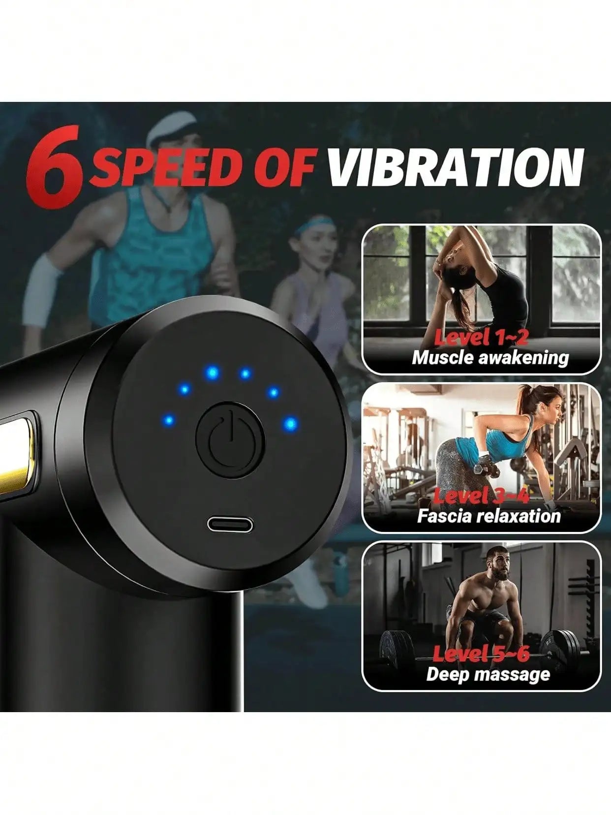 Mini Handheld Deep Tissue Massage Gun For Portable Muscle Recovery