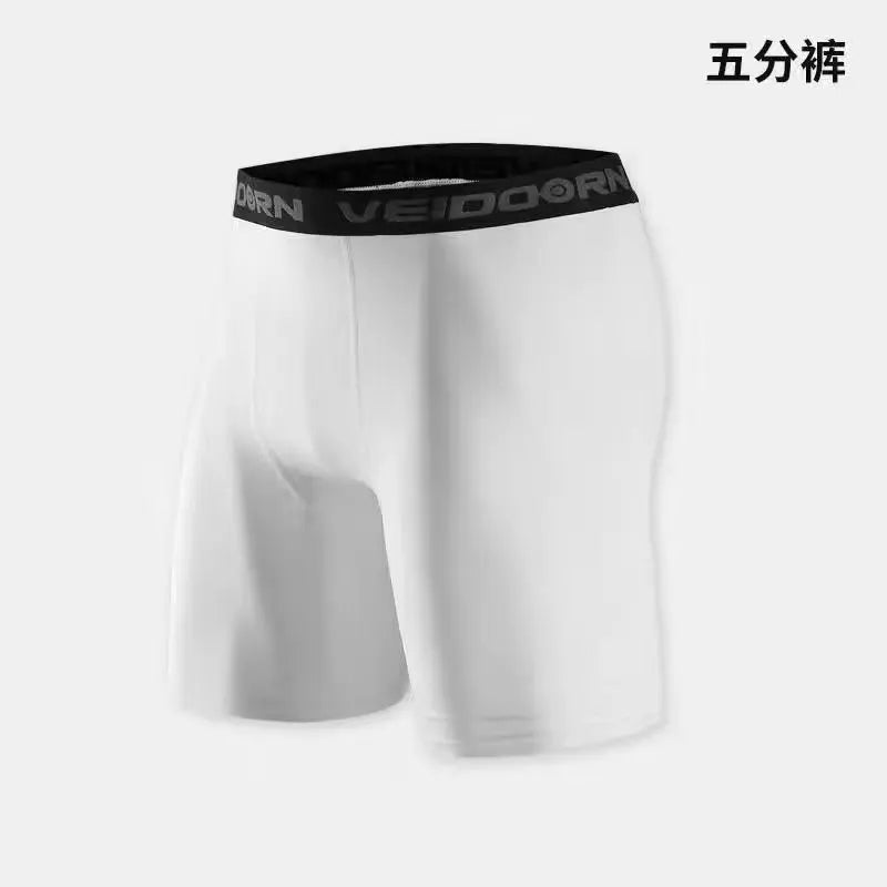 NONECN Mens Compression Pants Tights Cool Dry Baselayer Running