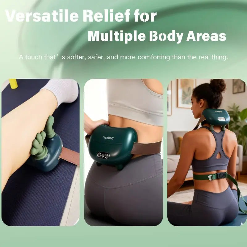 Shoulder and Neck Massager With Kneading and Heat Therapy
