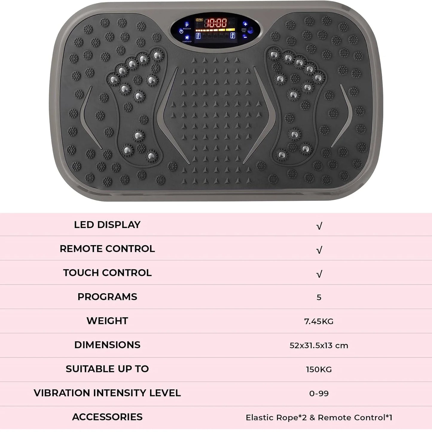 3D Vibration Plate Exercise Machine Whole Body Workout Platform