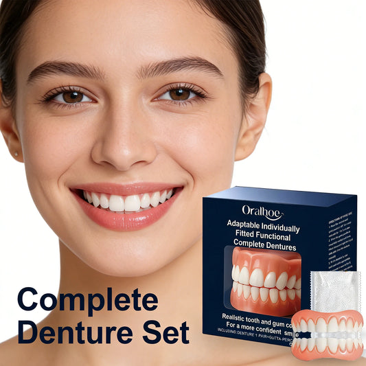 Silicone Full Dentures Set Temporary Teeth For Gums Repair