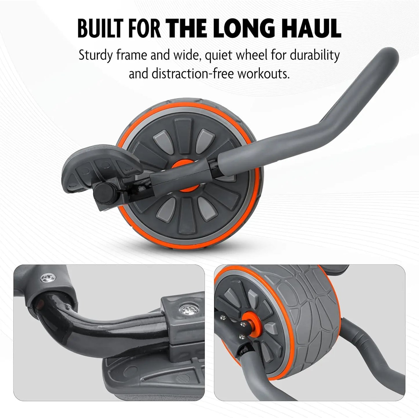 Ab Roller Wheel With Elbow Support And Knee Pads Kit