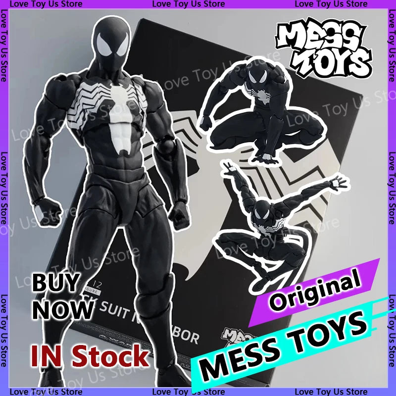 Hot Toys Spider-Man Symbiote Black Suit Action Figure