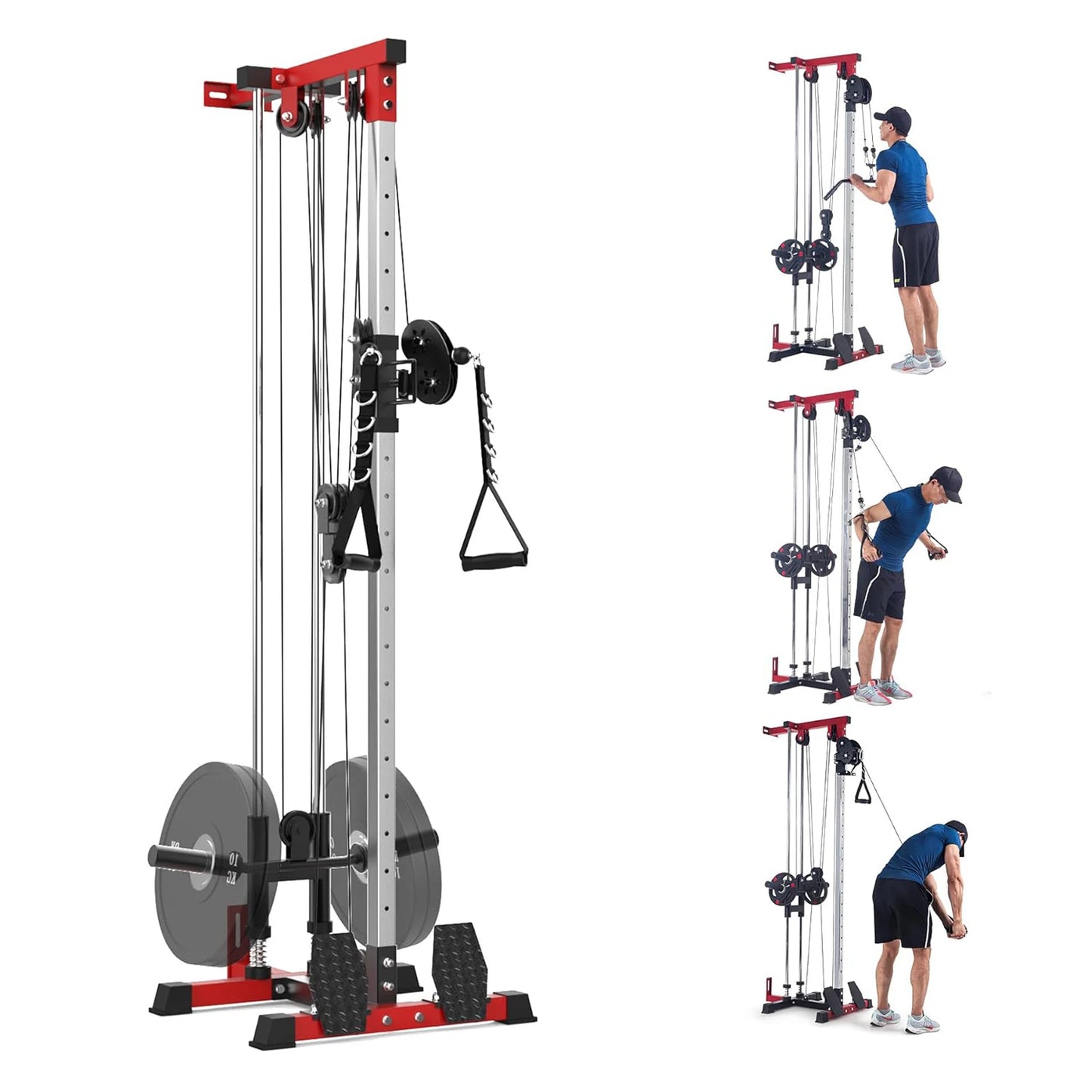 HiMISS Lat Pulldown Machine Multi Function Home Gym Cable