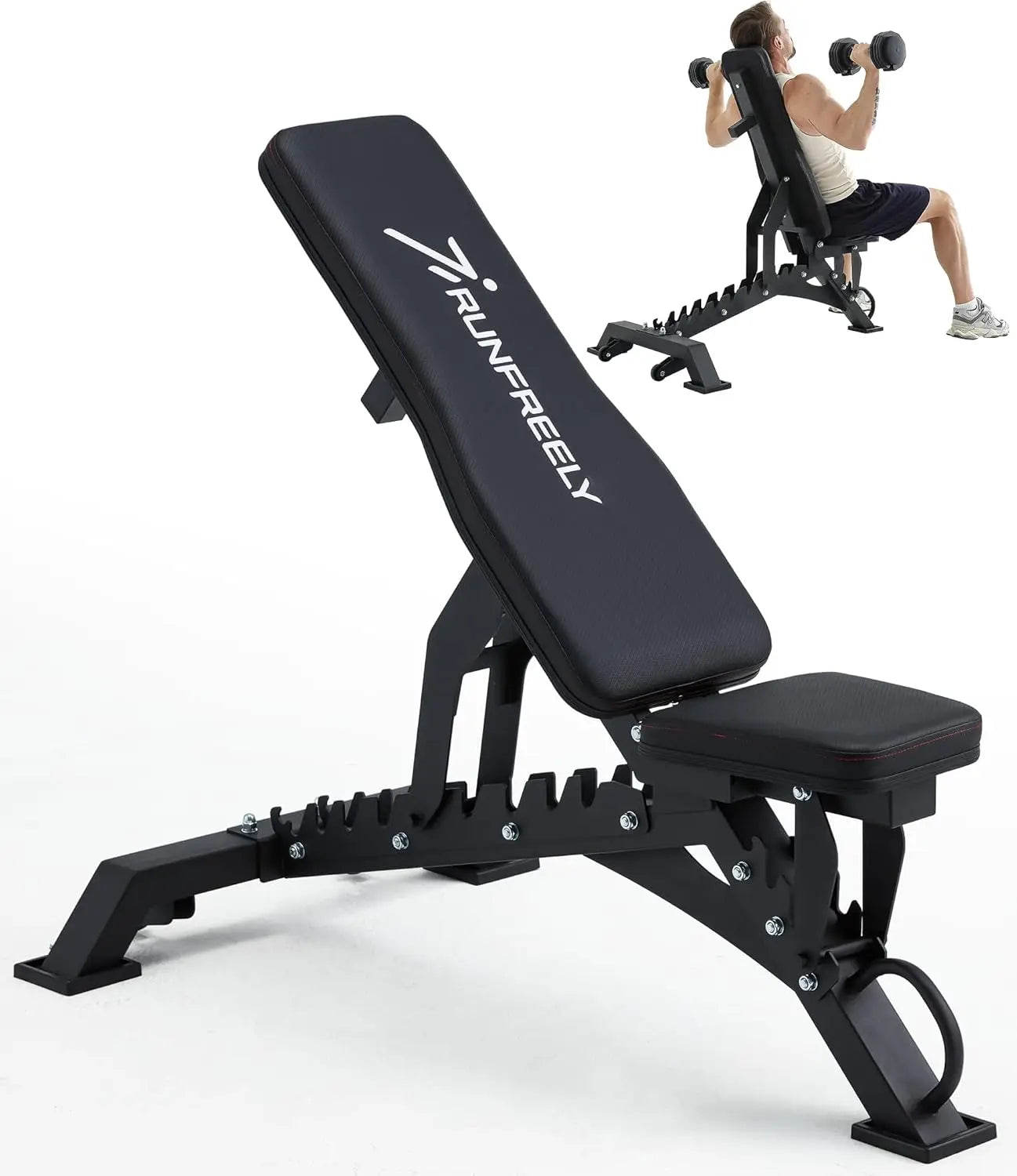 Heavy Duty Weight Bench 1000lb Capacity For Home Gym Exercises