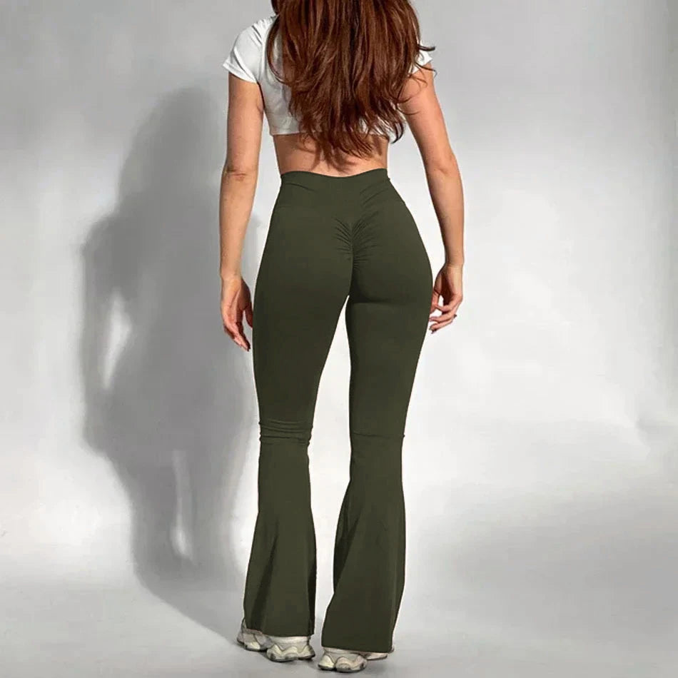 High Waist Yoga Leggings for Women with Scrunch Butt Detail