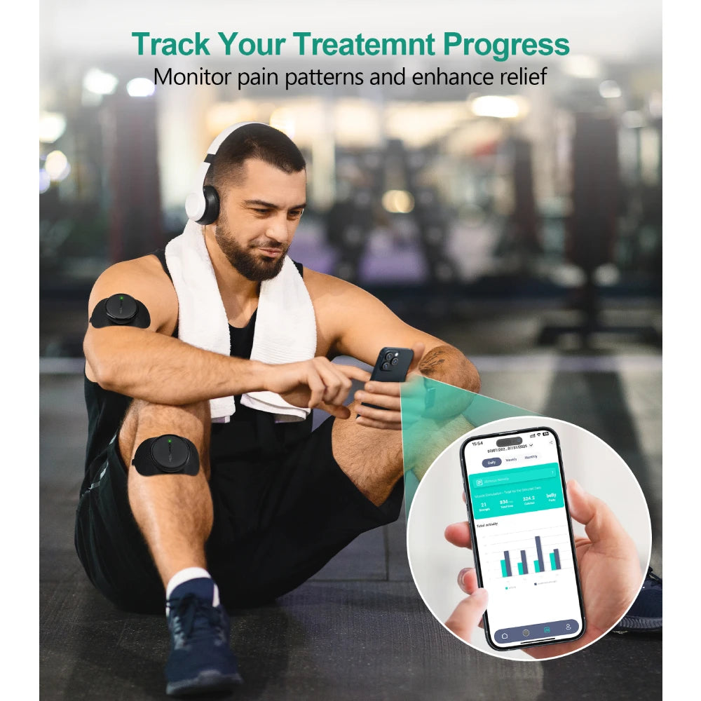 3 In 1 TENS EMS Unit Wireless Muscle Stimulator App