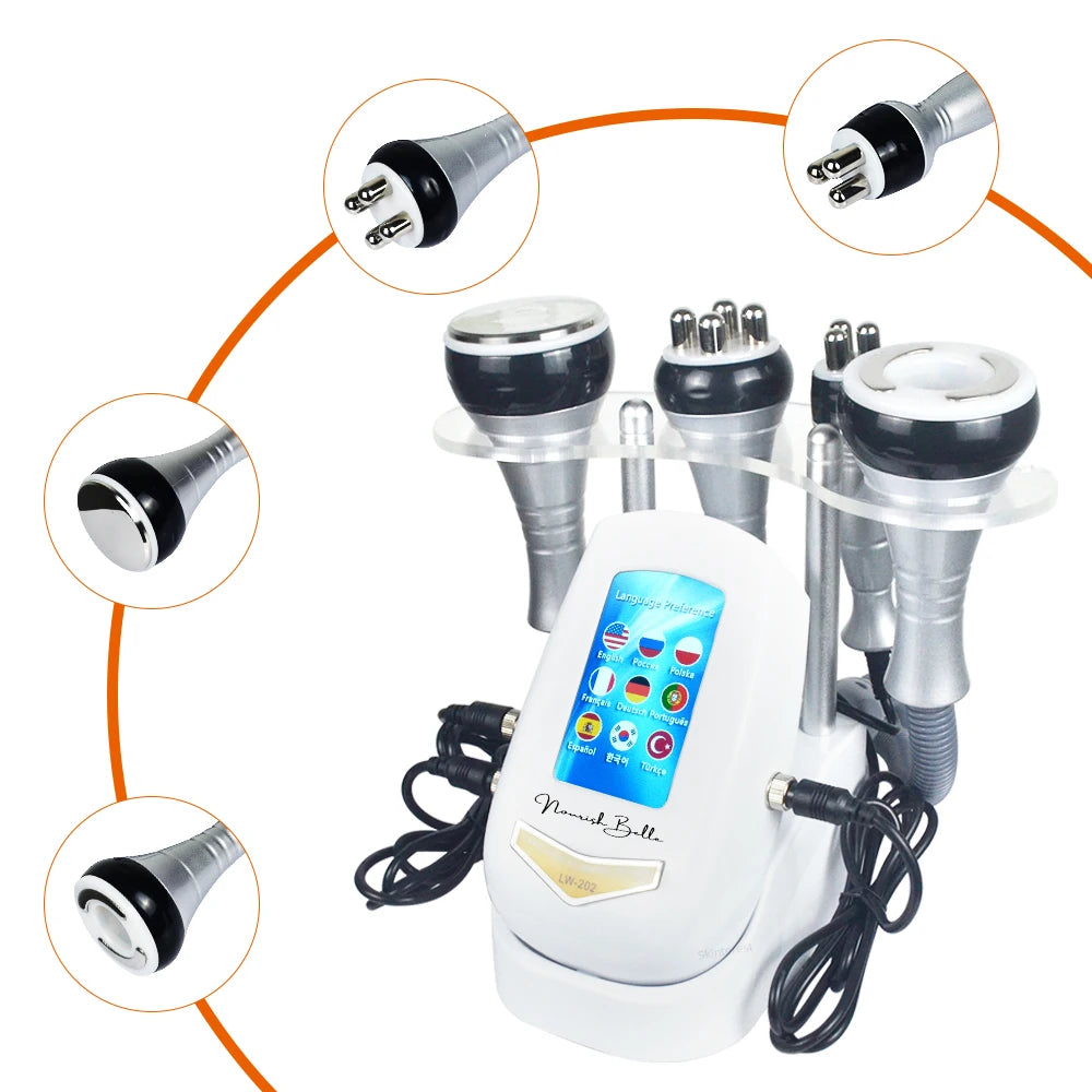 Sentidos 4 In 1 40K Ultrasonic Cavitation Machine Body Slimming Facial