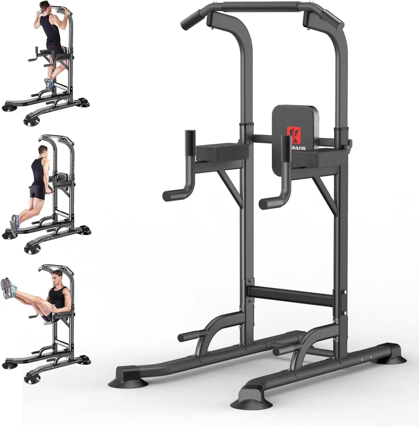 Adjustable Power Tower for Gym Pull Up Dip Station