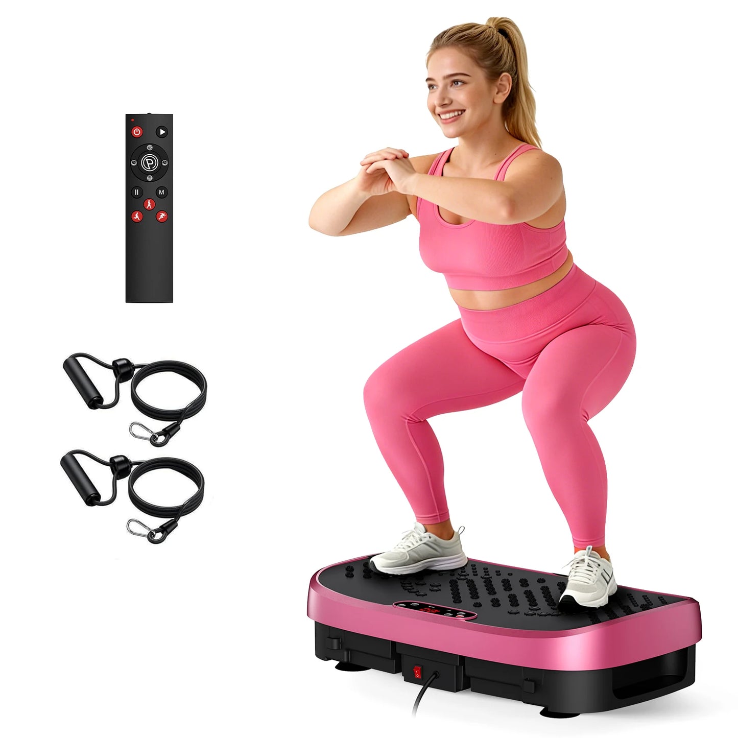 Vibration Plate Fat Burning Machine 120 Speed Levels 330 Lbs