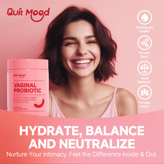 Quit Mood Probiotics for Women PH Balance With Prebiotics