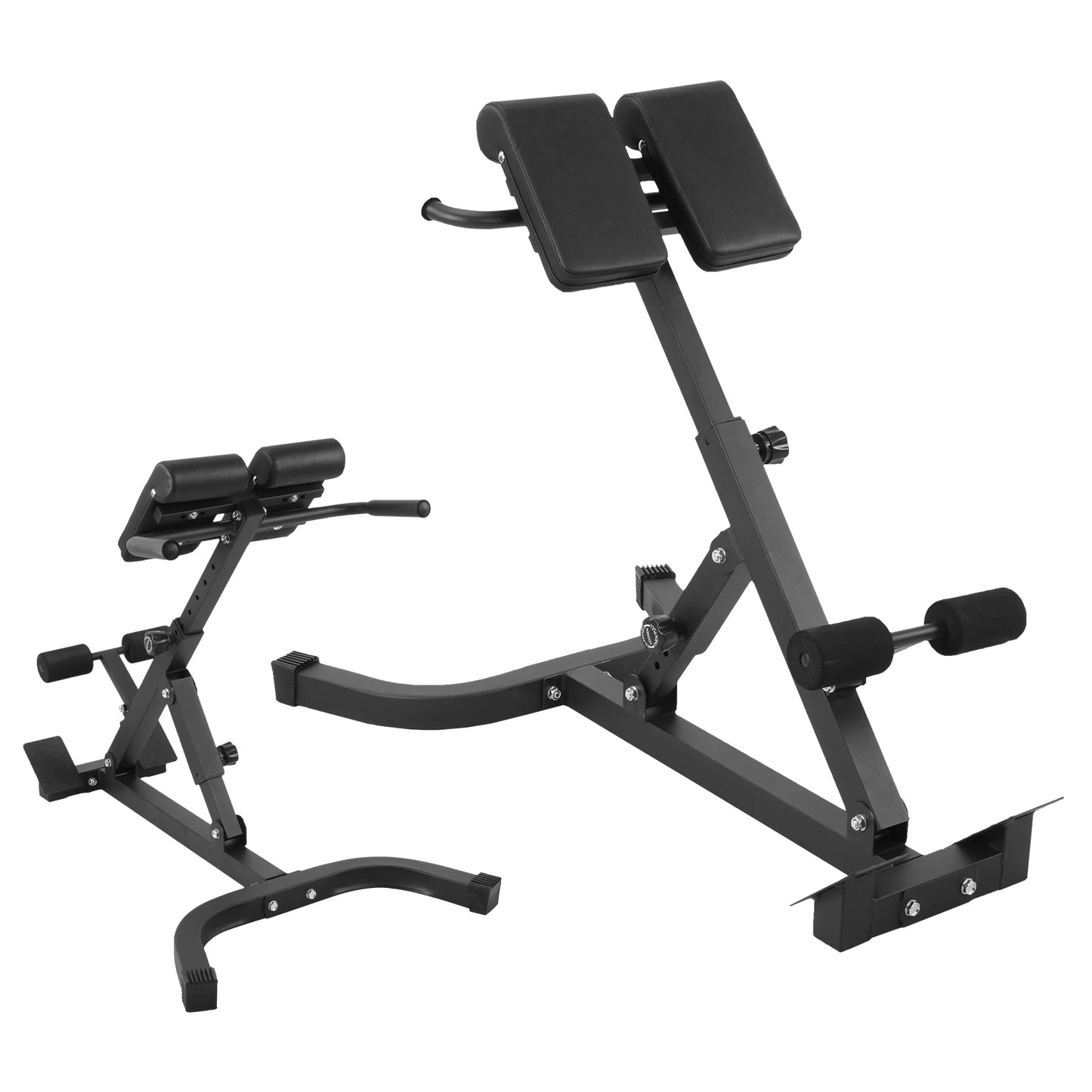 None Roman Chair Foldable Back Exercise Bench For Glute Workouts