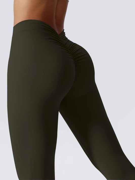 Womens Cross Over High Waist Yoga Leggings Active Wear
