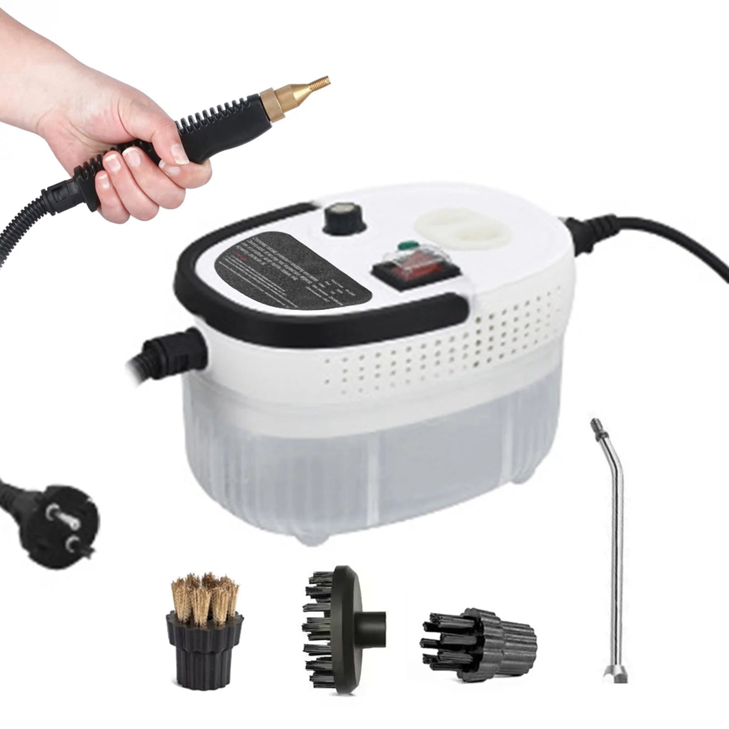 Romellar 1500W Steam Cleaner For Home And Car Cleaning