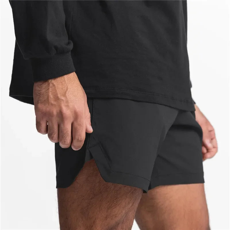 Mens Running Shorts Quick Dry Fitness Gym Shorts For Men