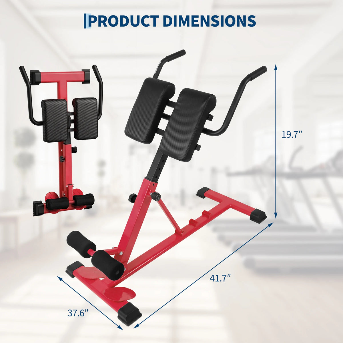 HiMiss Multifunctional Hyperextension Roman Chair Home Gym Equipment
