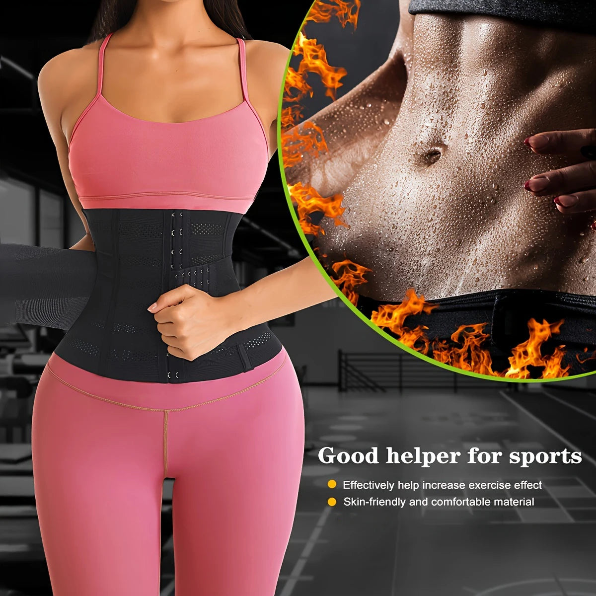 NONECN Underbust Waist Trainer Cincher Shaper for Women