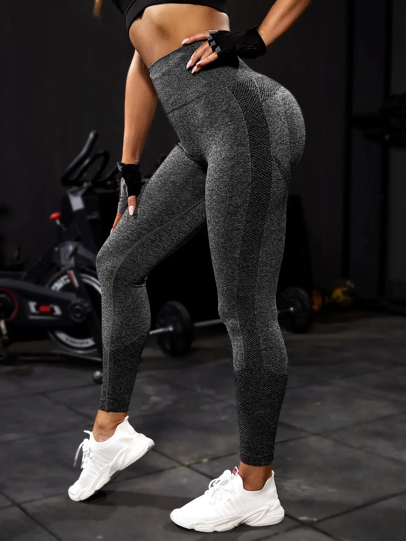 Yoga Sport Women Seamless Fitness Leggings For Gym