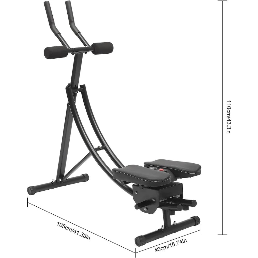 Ab Workout Machine for Home Gym Foldable Core Exercise Equipment