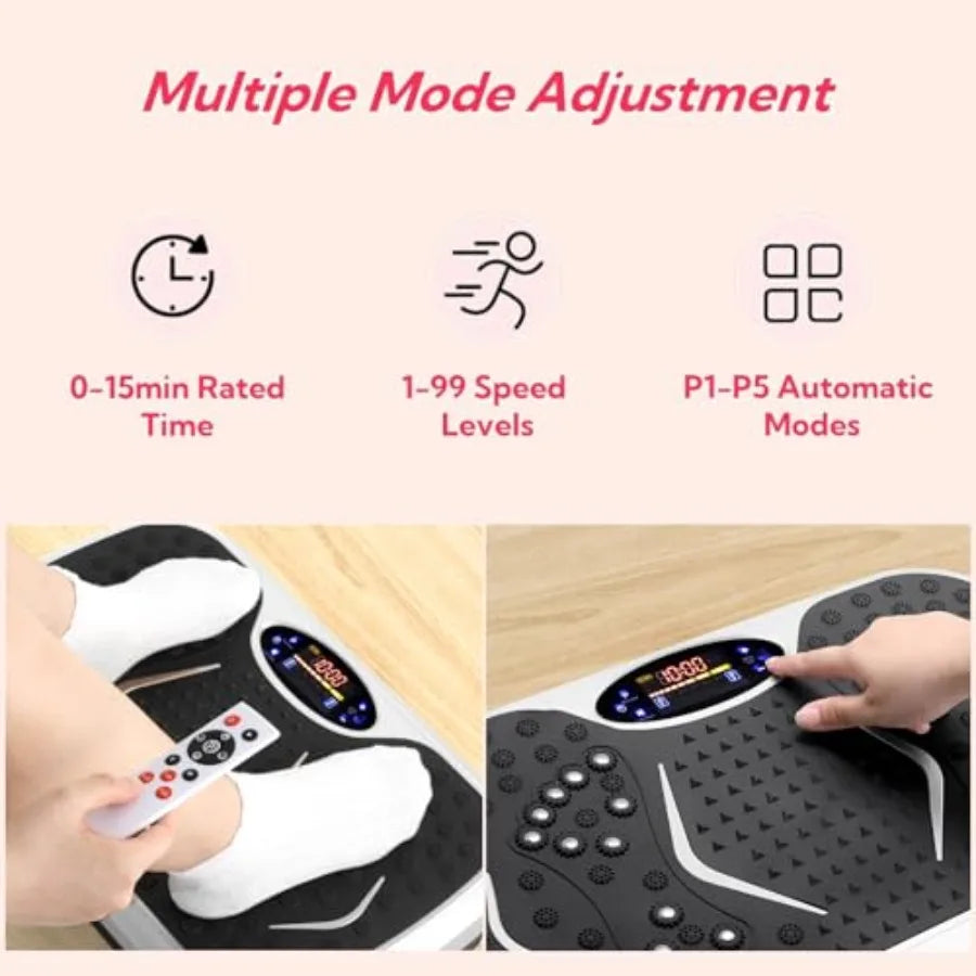 SHXI Vibration Plate 3D Shake Board With Resistance Bands