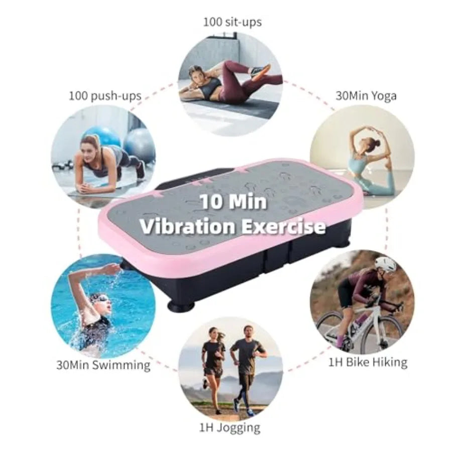 SHXI Silent Vibration Platform 10 Frequency Fitness Massage Machine