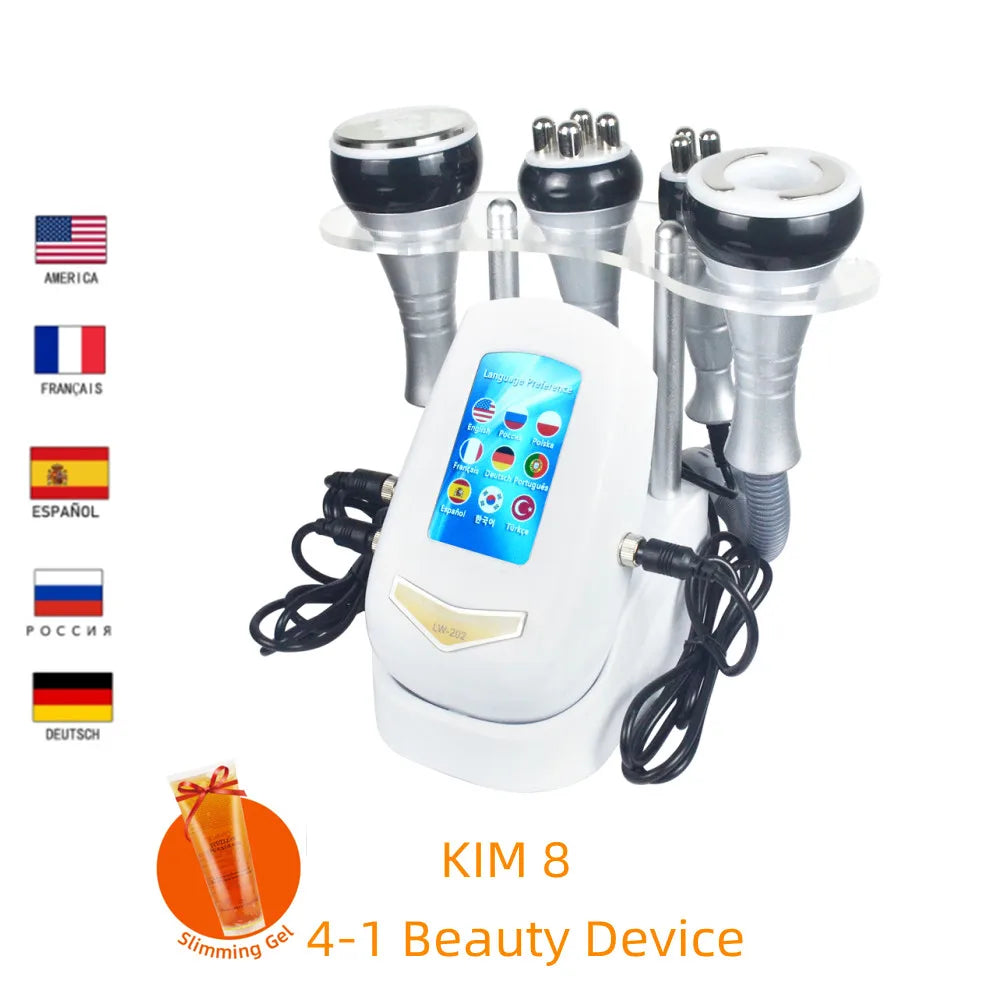 Moonic Beauty 4 In 1 Cavitation Machine Ultrasonic RF Shaping