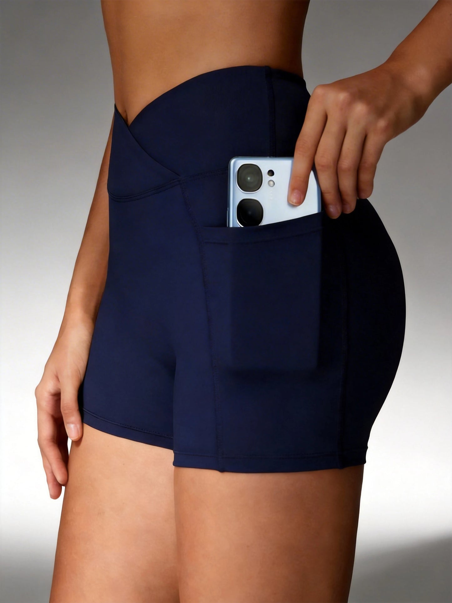 Airila Women's Yoga Set Racerback Pockets Push Up Removable Pads