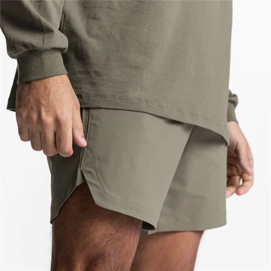 Mens Running Shorts Quick Dry Fitness Gym Shorts For Men