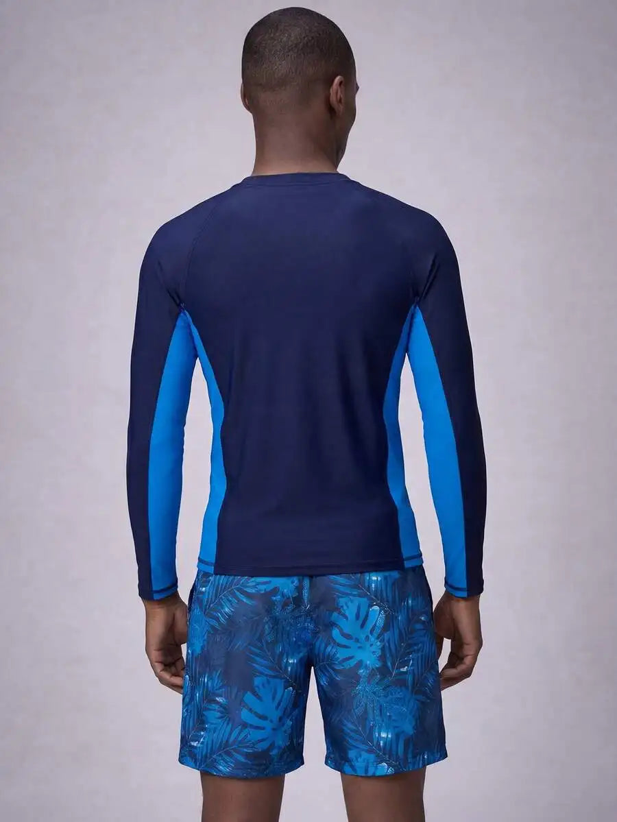 Mens Rash Guard And Swim Shorts Set For Beachwear Essentials
