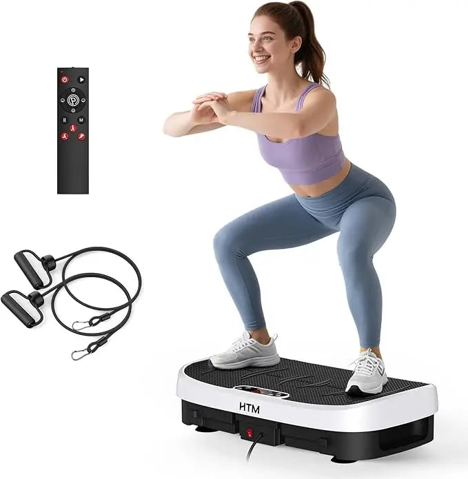 HTM Vibration Plate For Whole Body Exercise Bluetooth Remote