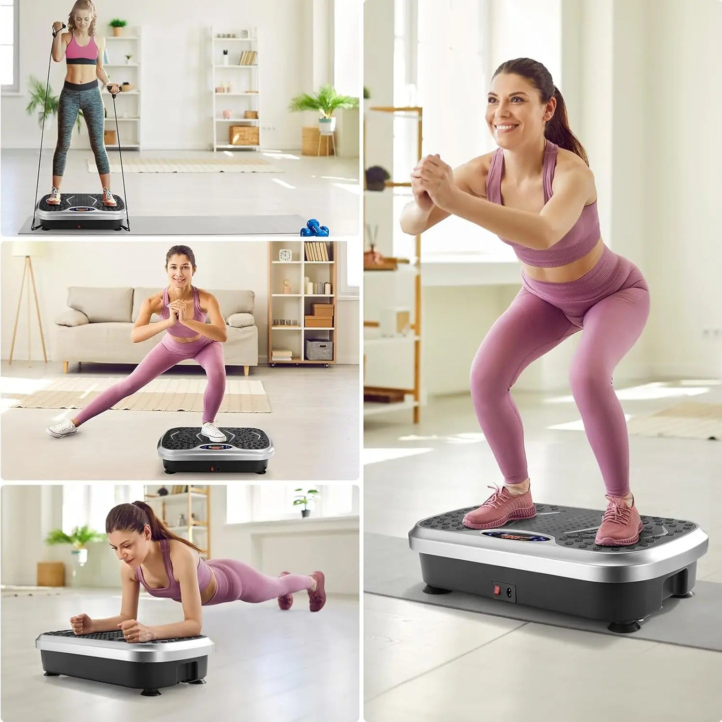 Vibration Plate Fitness Board For Home Exercise And Body Shaping