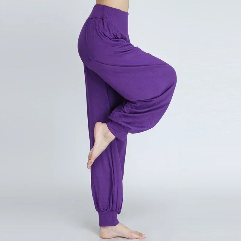Women's Elastic Yoga Pants Loose Casual Breathable Comfortable
