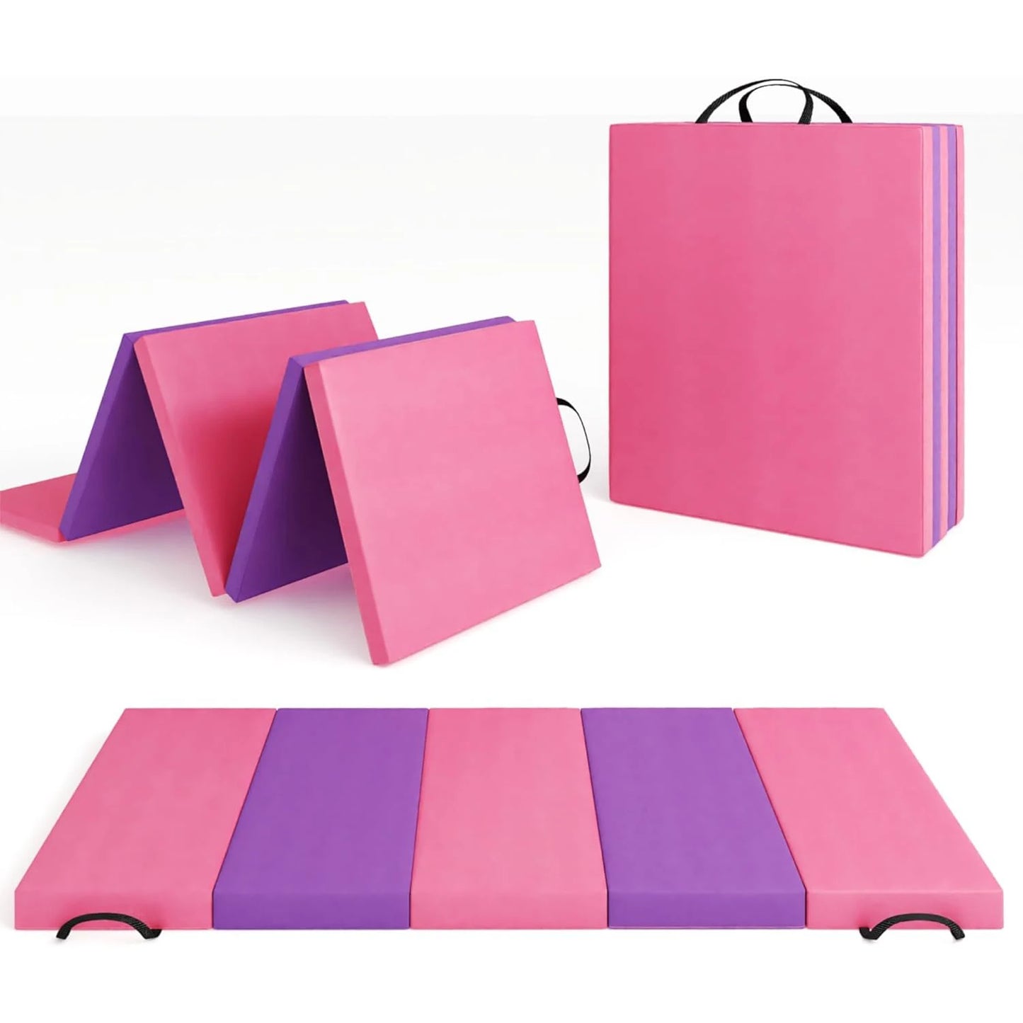 TWISTER.CK Folding Gym Mat Extra Firm High Density Non Slip