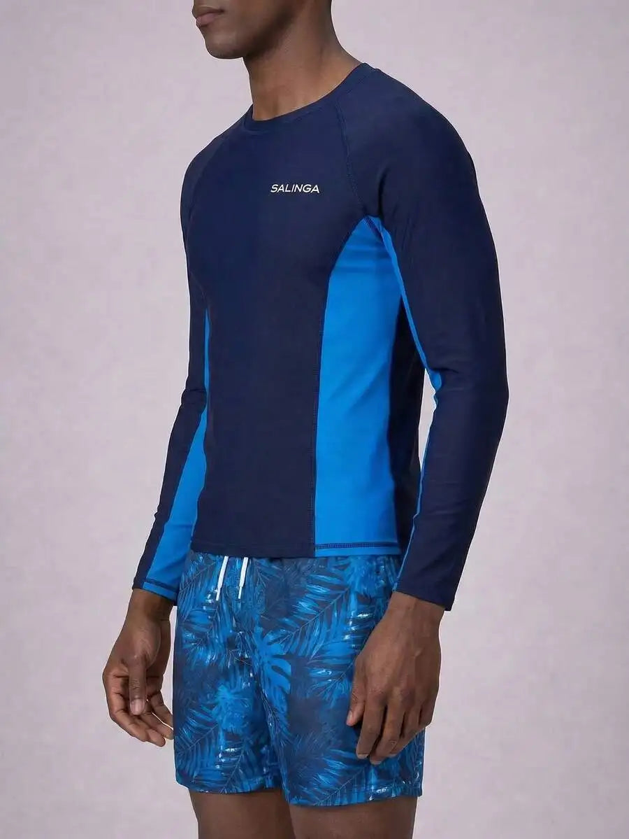 Mens Rash Guard And Swim Shorts Set For Beachwear Essentials