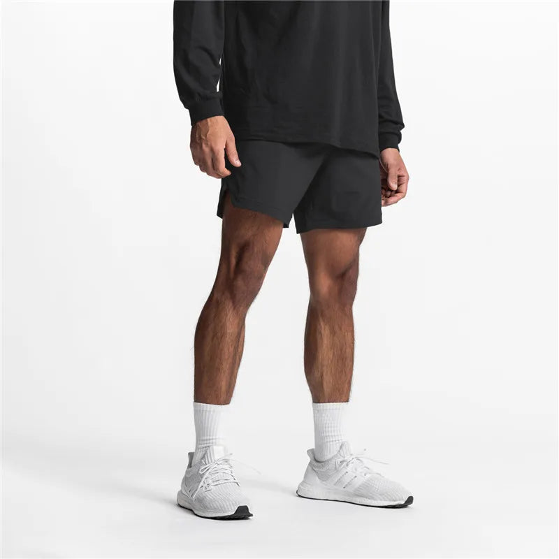 Mens Running Shorts Quick Dry Fitness Gym Shorts For Men