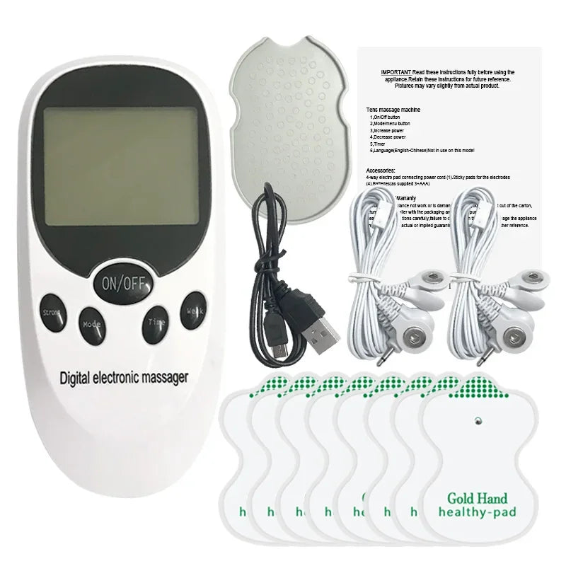 EMS Muscle Massager and Stimulator for Pain Relief and Relaxation