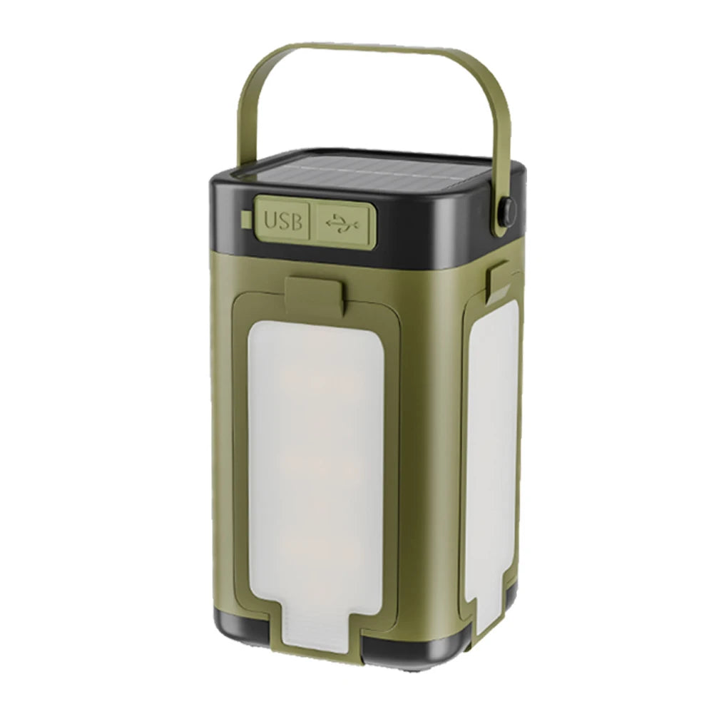 Foldable Camping Light Power Bank Lantern Solar Rechargeable