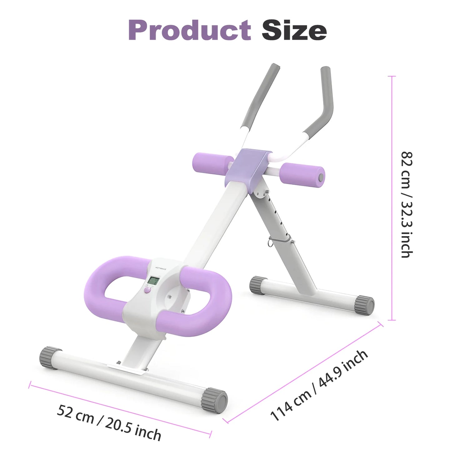 Abdominal Folding Crunch Trainer For Home Gym Core Workout Machine