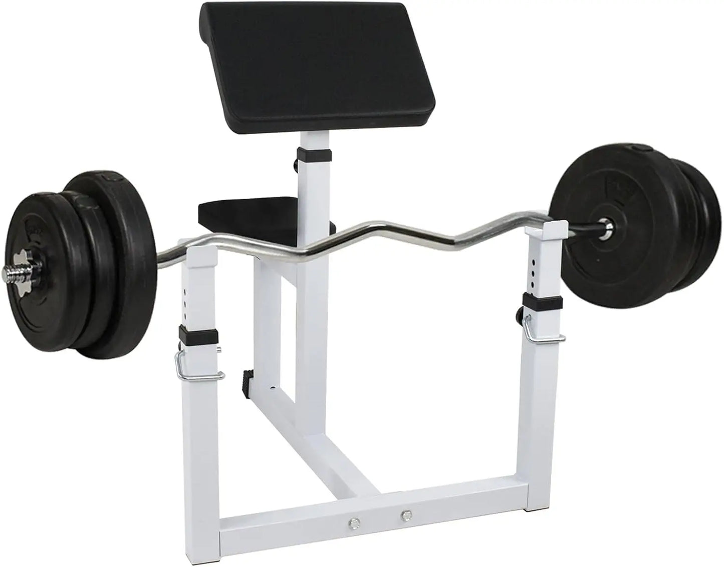 Adjustable Arm Bicep Curl Bench For Home Gym Strength Training