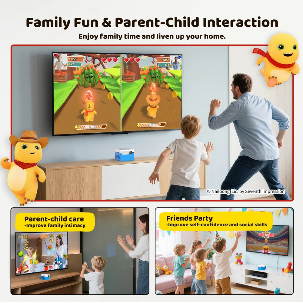 KINHANK MotionX Video Game Console For Kids And Families