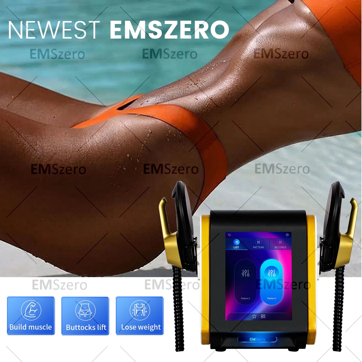 EMSZERO NEO RF Machine Hi-EMT Body Sculpting Fat Burning 6500W
