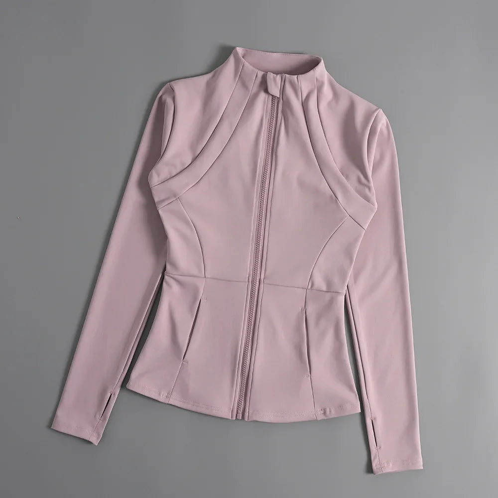 Women's Slim Fit Yoga Top Long Sleeve Sports Shirt Running