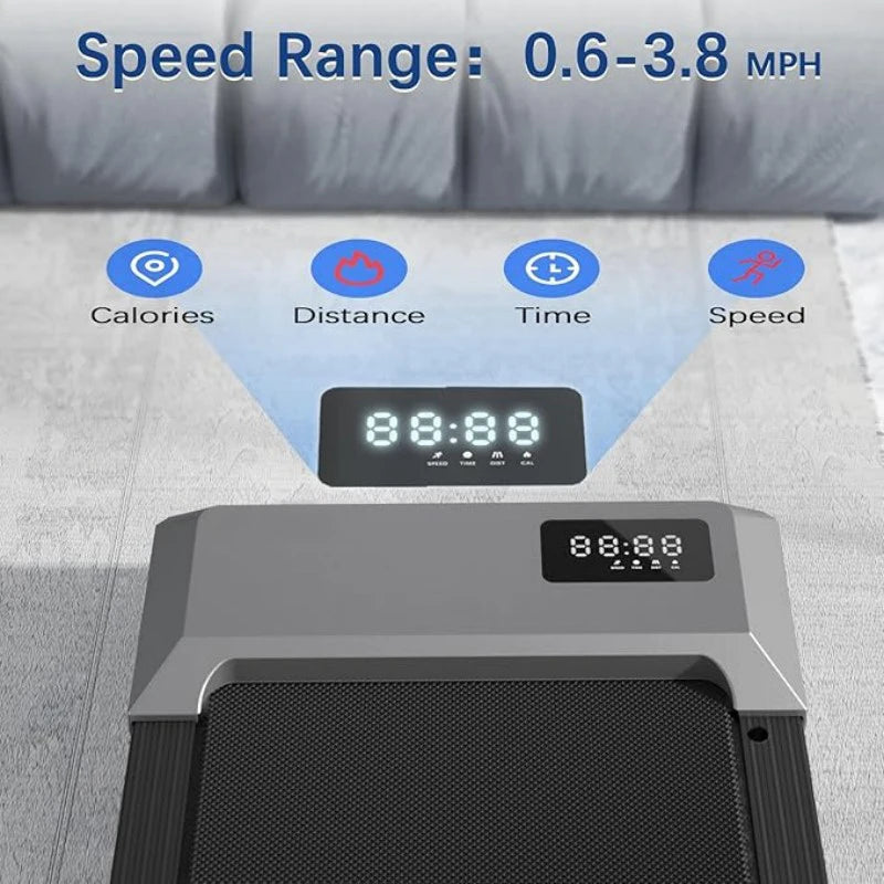 Home Treadmill 2.5 HP With LCD Display 2in1 Walking Running