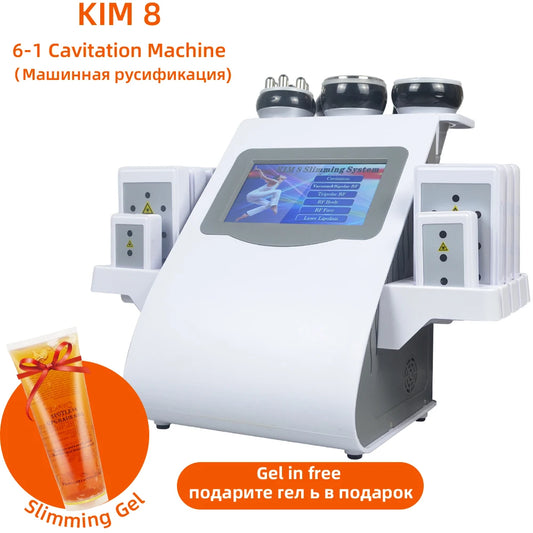 Missheart 6 In 1 40K Ultrasonic Cavitation Machine For Body Slimming