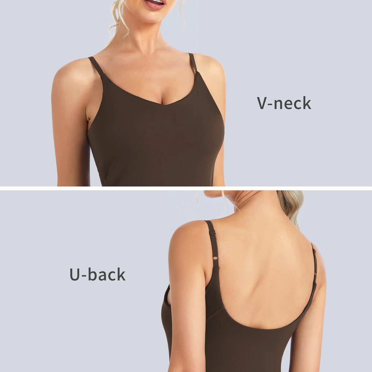 The Gym People Women Sleeveless Racerback Sports Bra Tank