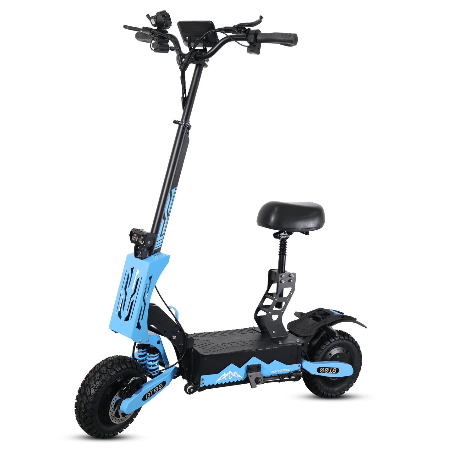 Arwibon 5600W Dual Motor Electric Scooter With Front Brakes
