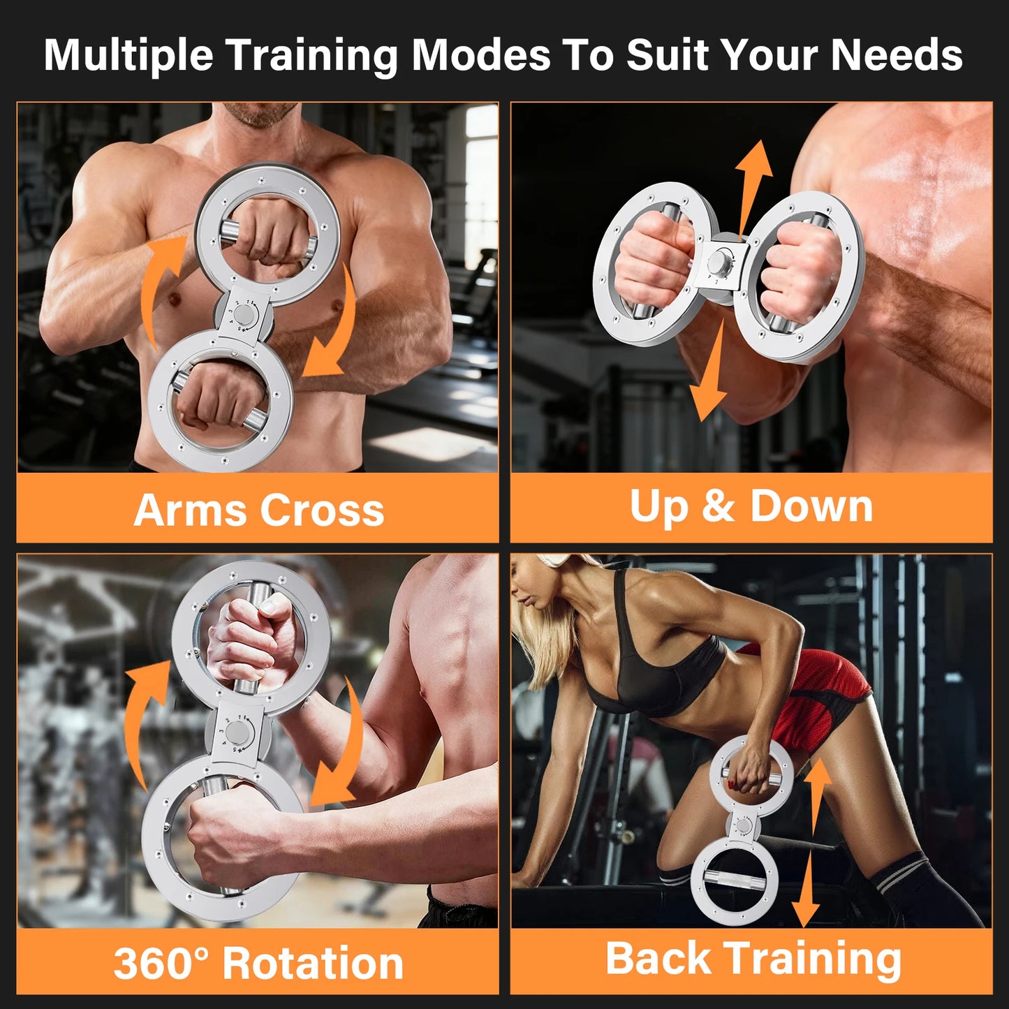 Rotator Machine Grip Strength Trainer Adjustable Forearm Exerciser