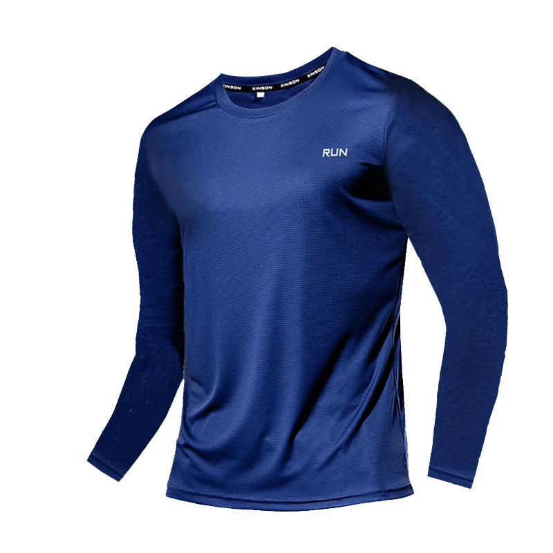 NONECN Summer Ice Silk Long Sleeve Shirt For Outdoor Running